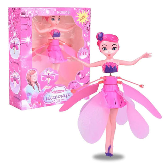 "Rechargeable Flying Doll – Interactive Toy with Hovering Function"