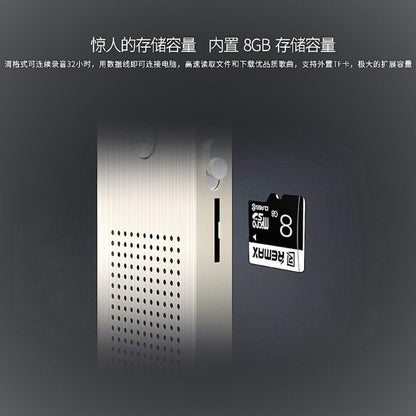 Digital rp1 8gb audio voice recorder usb 2.0 mp3 music player