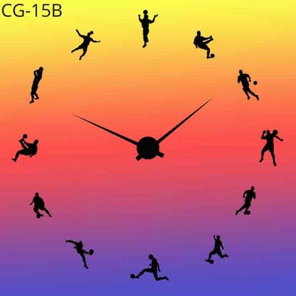 Wooden wall clock sports cg-15