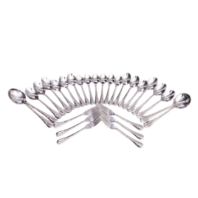 Stainless Steel Floral Printed 29pcs Cutlery Set