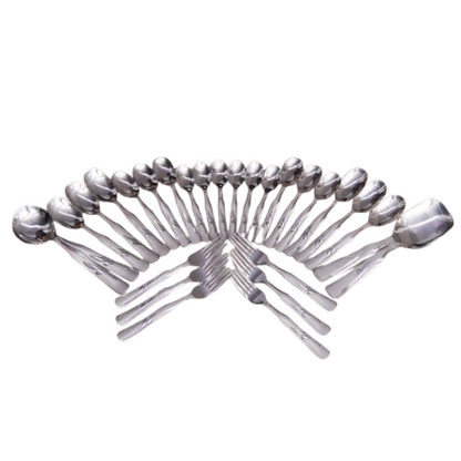 Stainless Steel Stem Design 29 PCS Cutlery Set