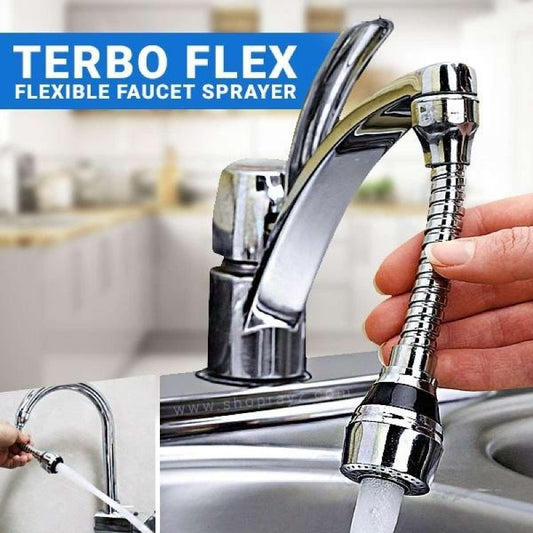 Turbo flex 360 flexible faucet sprayer