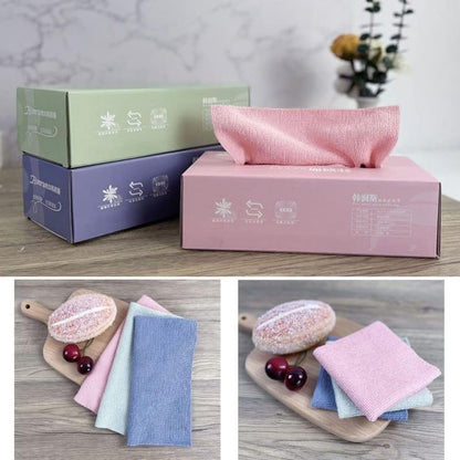 20 PCS Microfiber tissue cloth box cleaning towel reusable and washable