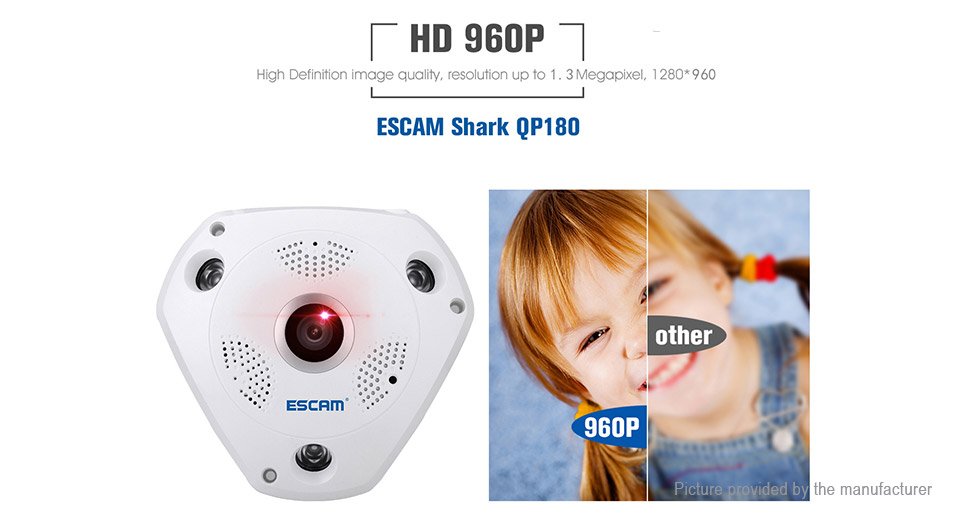 Ip Wifi VR Camera 360 Degree Fisheye