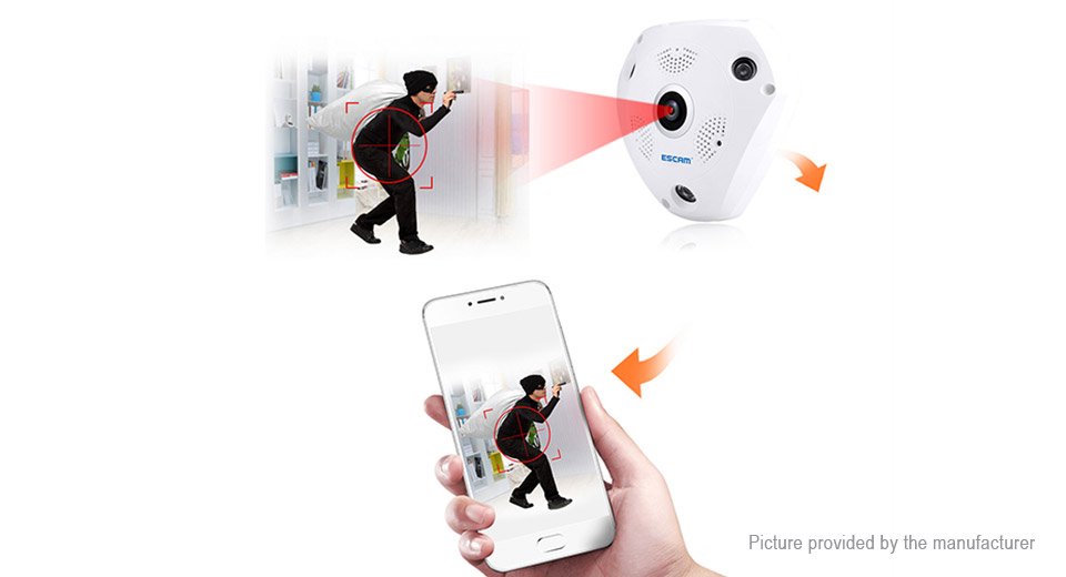 Ip Wifi VR Camera 360 Degree Fisheye