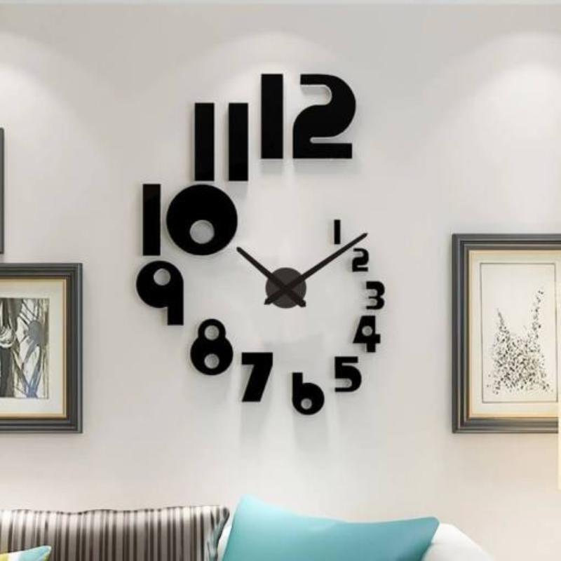 Wooden wall clock 3d diy cg-19