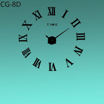 Wooden wall clock 3d diy cg-8