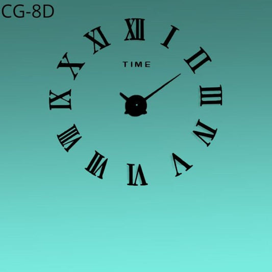 Wooden wall clock 3d diy cg-8